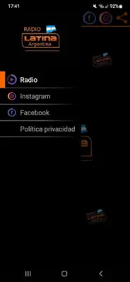 Fm Latina 101.1 Argentina android App screenshot 1